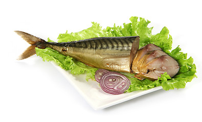 Image showing smoked mackerel