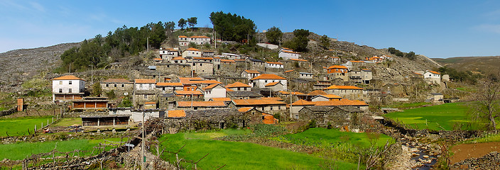Image showing Old moutain village in Portugal