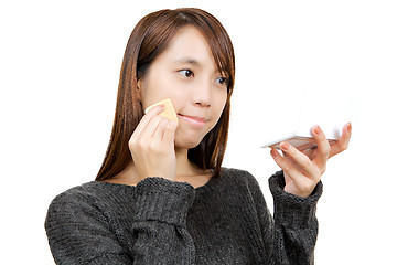 Image showing Makeup woman