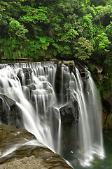 Image showing waterfalls in shifen taiwan