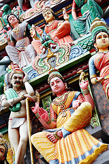 Image showing statue in hindu temple