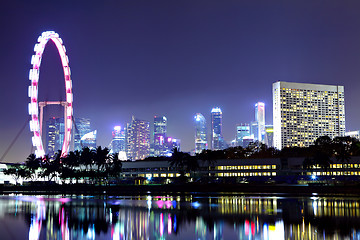 Image showing Singapore at night