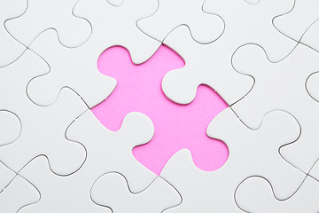 Image showing puzzle with missing piece