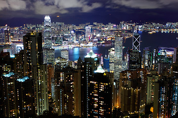 Image showing Hong Kong at night