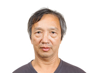 Image showing asian mature man