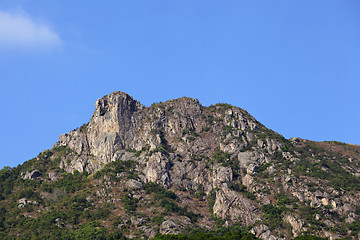 Image showing lion Rock in Hong Kong