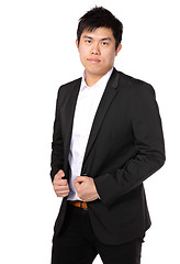 Image showing young asian business man