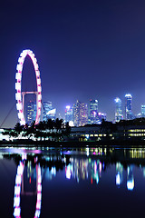 Image showing Singapore at night