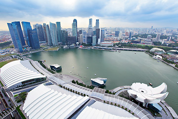 Image showing Skyline of Singapore