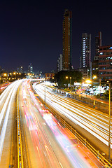 Image showing night city Hong Kong