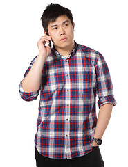 Image showing man talk on phone