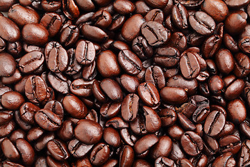 Image showing coffee beans background