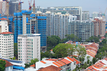 Image showing residential downtown in Singapore 