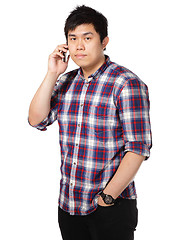 Image showing man talk on phone