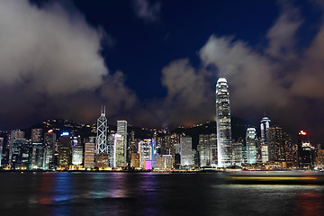 Image showing Hong Kong at night