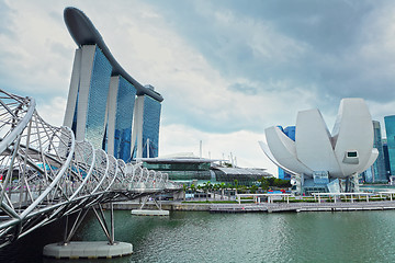 Image showing harbor in Singapore
