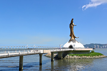 Image showing statue of Kun Iam in macau