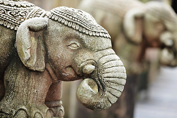 Image showing stone elephant statue