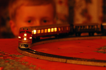 Image showing Christmas train # 2
