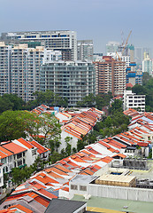 Image showing residential downtown in Singapore