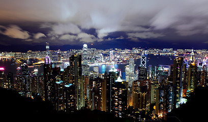 Image showing Hong Kong at night