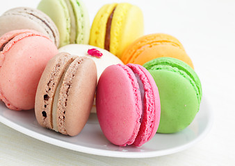 Image showing colorful macaron