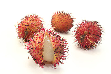 Image showing red rambutan