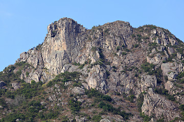 Image showing Lion Rock in Hong Kong