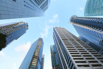 Image showing highrise buildings at Singapore