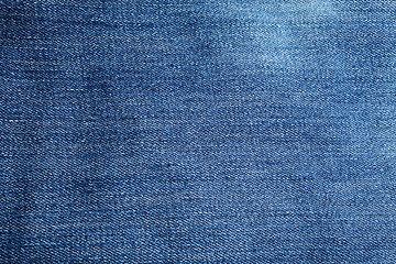 Image showing Creased denim texture