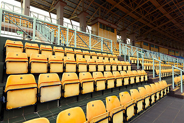 Image showing empty stadium seats