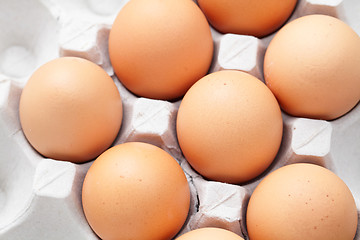 Image showing eggs in package