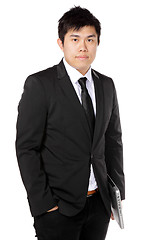 Image showing young asian business man