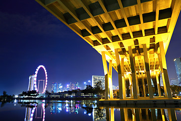 Image showing Singapore at night