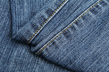 Image showing jeans texture