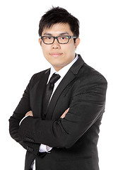 Image showing young asian business man