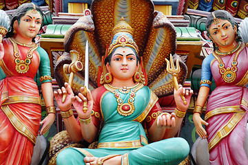 Image showing hindu temple statue