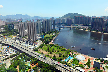 Image showing urban city Hong Kong