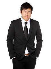 Image showing young asian business man