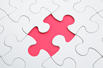 Image showing puzzle with missing piece