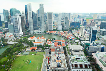 Image showing Singapore business district