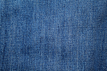 Image showing Creased denim texture