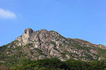 Image showing lion Rock in Hong Kong