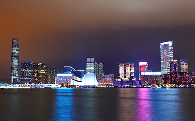 Image showing kowloon at night