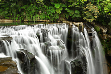 Image showing waterfalls in shifen taiwan