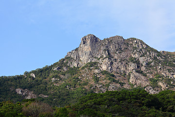 Image showing Lion Rock in Hong Kong