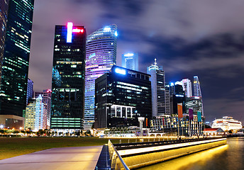 Image showing Singapore at night