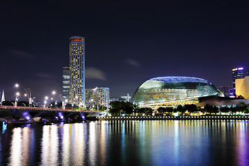 Image showing Singapore at night