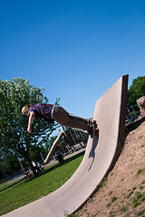 Image showing Skate Park Concrete Skate Ramp