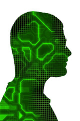 Image showing Circuitry Silhouette